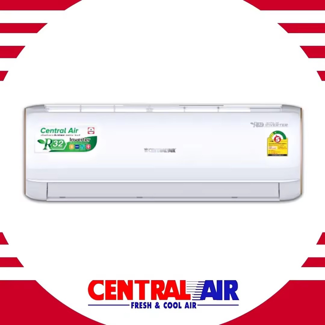 CENTRAL AIR แอร์ติดผนังระบบอินเวอร์เตอร์รุ่น IVA-SERIES R32 ขนาด 12800 BTU