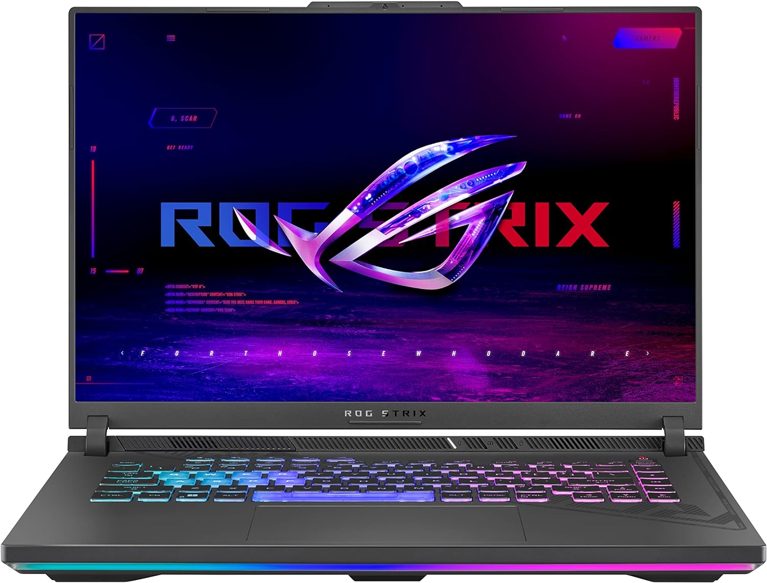 ASUS ROG Strix G16 (2024) Gaming Laptop, 16” 16:10 FHD 165Hz Display, NVIDIA® GeForce RTX™ 4060, Intel Core i7-13650HX, 16GB DDR5, 1TB PCIe Gen4 SSD, Wi-Fi 6E, Windows 11, G614JV-AS74 