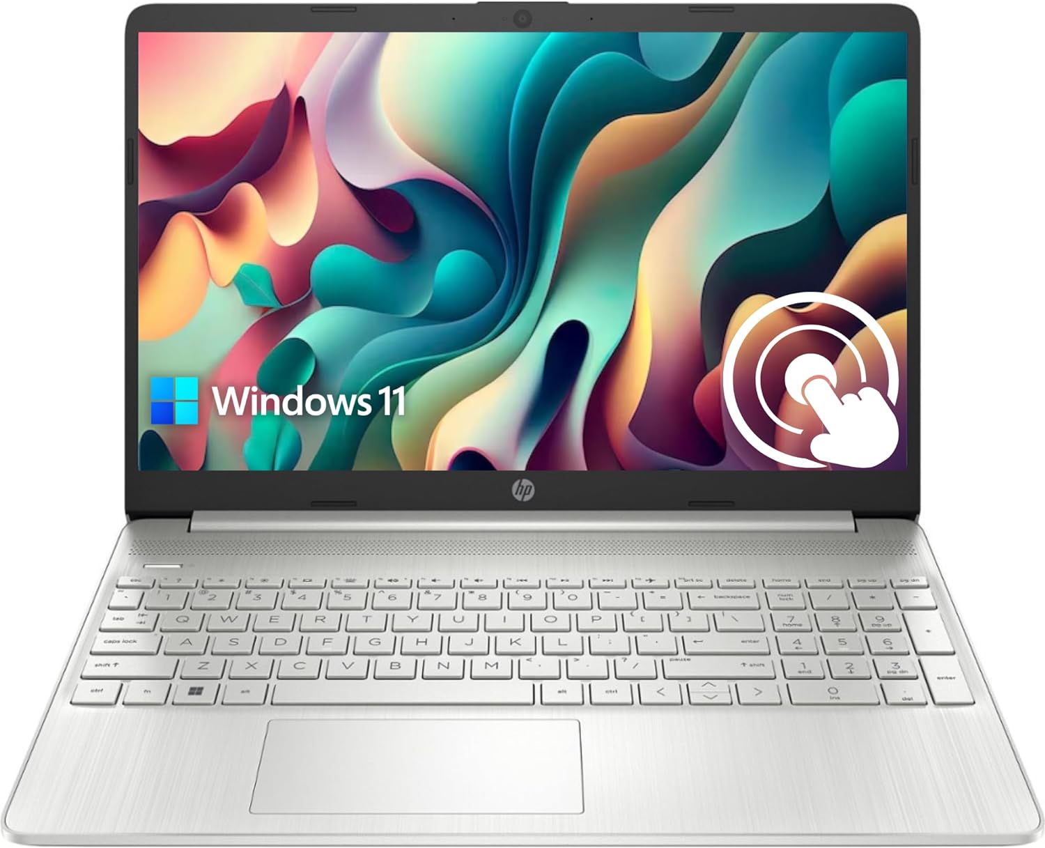 HP Newest Pavilion 15.6" HD Touchscreen Anti-Glare Laptop, 16GB RAM, 1TB SSD Storage, Intel Core Processor up to 4.1GHz, Up to 11 Hours Long Battery Life, Type-C, HDMI, Windows 11 Home, Silver