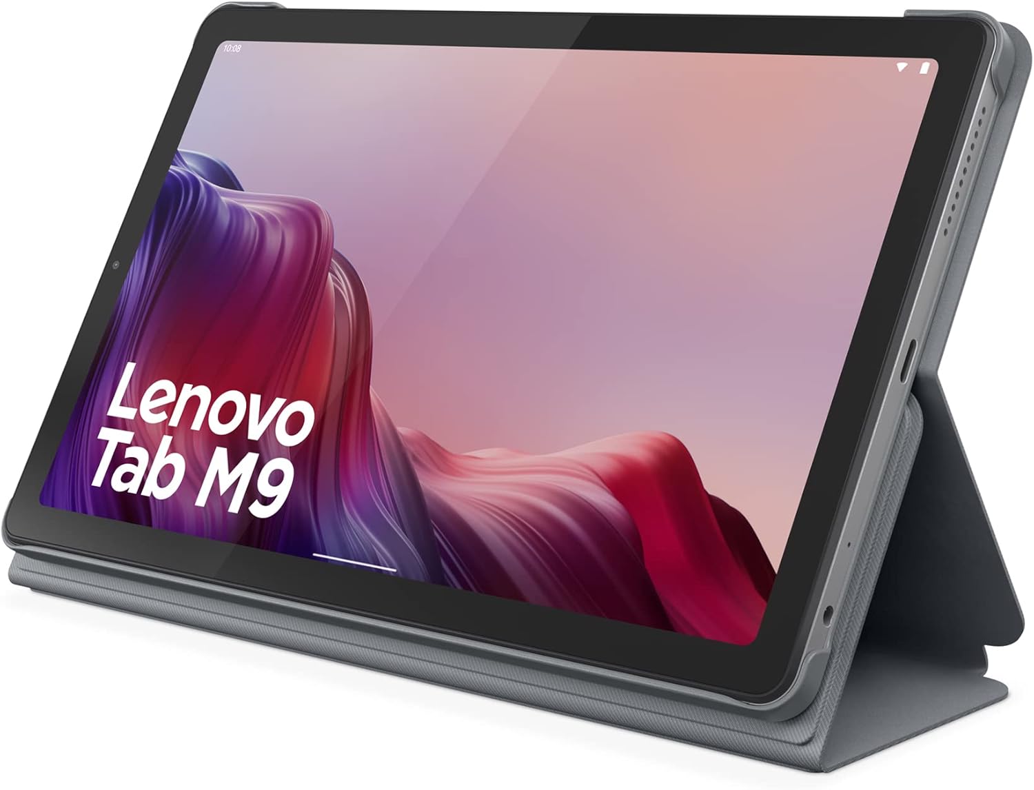 Lenovo Tab M9-2023 - Tablet - Long Battery Life - 9" HD - Front 2MP & Rear 8MP Camera - 3GB Memory - 32GB Storage - Android 12 or Later - Folio Case Included,Gray 