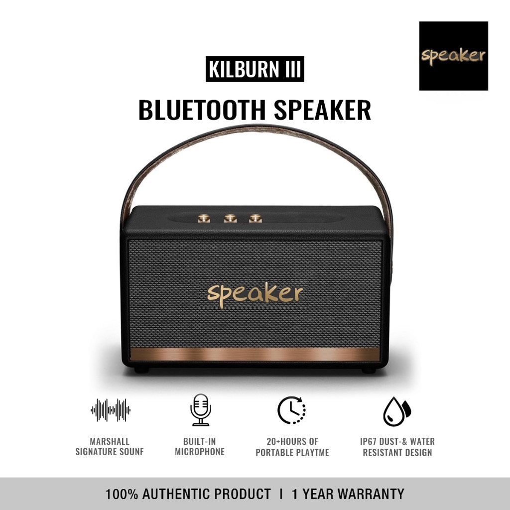 Wireless speaker ลำโพงบลูทูธพกพา อายุการใช้งานแบตเตอรี่ที่ยาวนานเป็นพิเศษ ลำโพงบลูทูธกันน้ำ รับประกัน 1 ปี