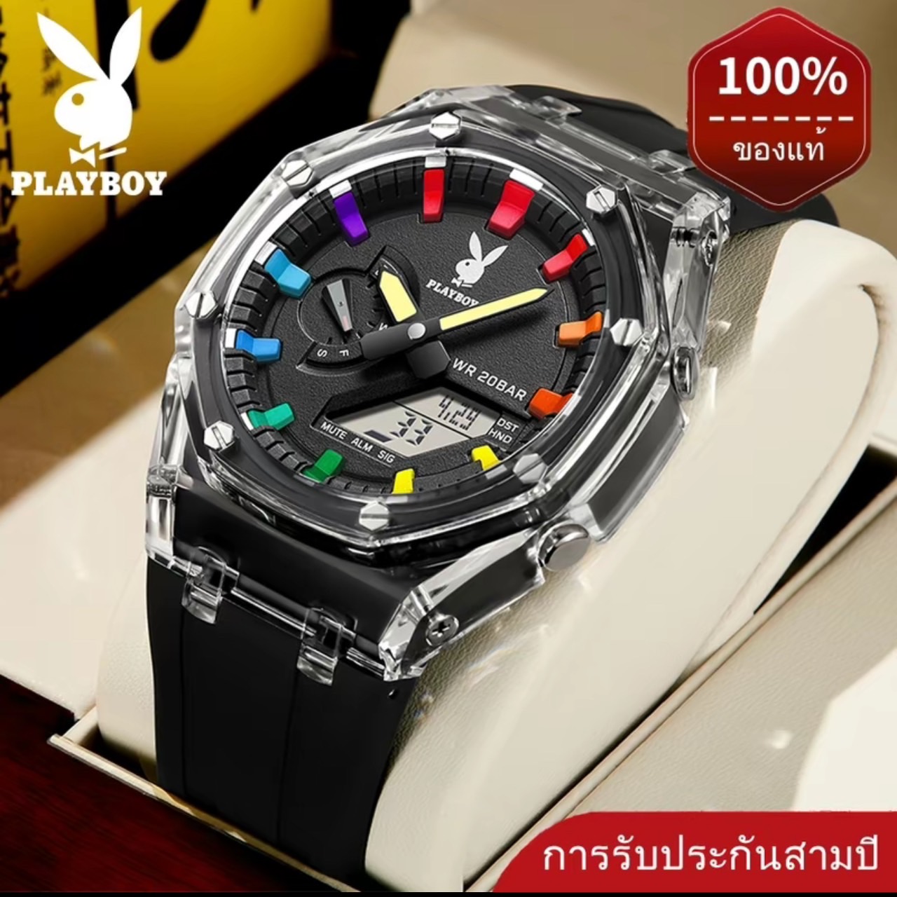 Playboy นาฬิกาข้อมือชาย