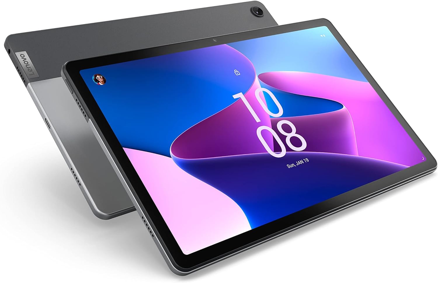 Lenovo Tab M10 Plus (3rd Gen) - 2022 - Long Battery Life - 10" FHD - Front & Rear 8MP Camera - 4GB Memory - 128GB Storage - Android 12 or later (Grey) 