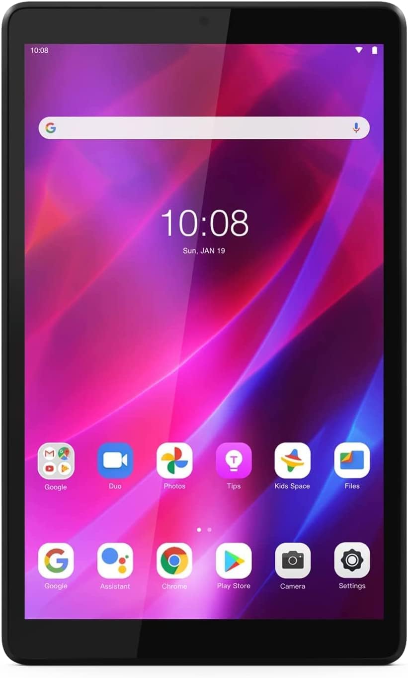 Lenovo Tab M8 (3rd Gen) 8" HD (1280x800) IPS 350nits Glossy, Touch, MediaTek Helio P22T up to 2.3 GHz, 8 Cores, 3GB RAM, 32GB eMMC, Bluetooth, WiFi, Android 11, Iron Grey, EAT Cloth