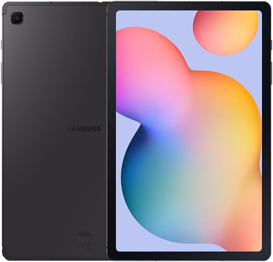 SAMSUNG Galaxy Tab S6 Lite 10.4" 64GB Android Tablet, LCD Screen, S Pen Included, Slim Metal Design, AKG Dual Speakers, 8MP Rear Camera, Long Lasting Battery, US Version, 2022, Oxford Gray 