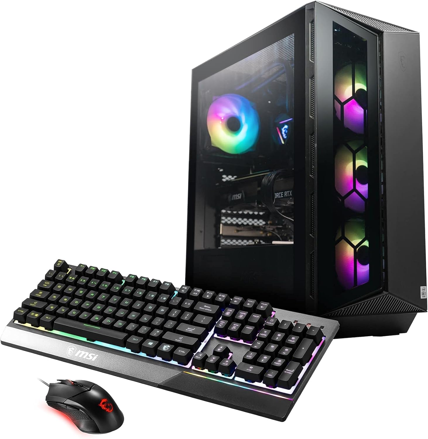 MSI Aegis R Gaming Desktop: Intel Core i9-14900F, Geforce RTX 4080 Super, 64GB DDR5, 2TB m.2 NVMe SSD, Liquid Cooling, WiFi, Keyboard & Mouse, DIY Friendly, Windows 11 Home: 14NUG9-684US 