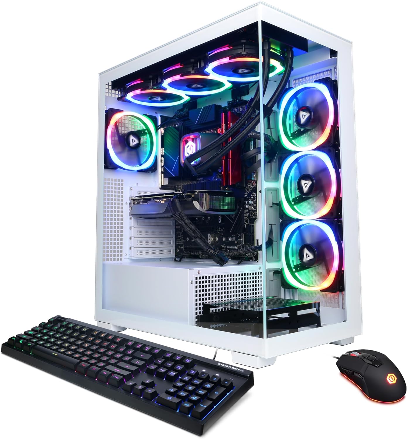 CyberPowerPC Gamer Xtreme VR Liquid Cool Gaming PC, Intel Core i9-14900KF 3.2GHz, GeForce RTX 4080 Super 16GB, 64GB DDR5, 4TB PCIe Gen4 SSD, WiFi Ready & Windows 11 Home (GXiVR8620A4) 