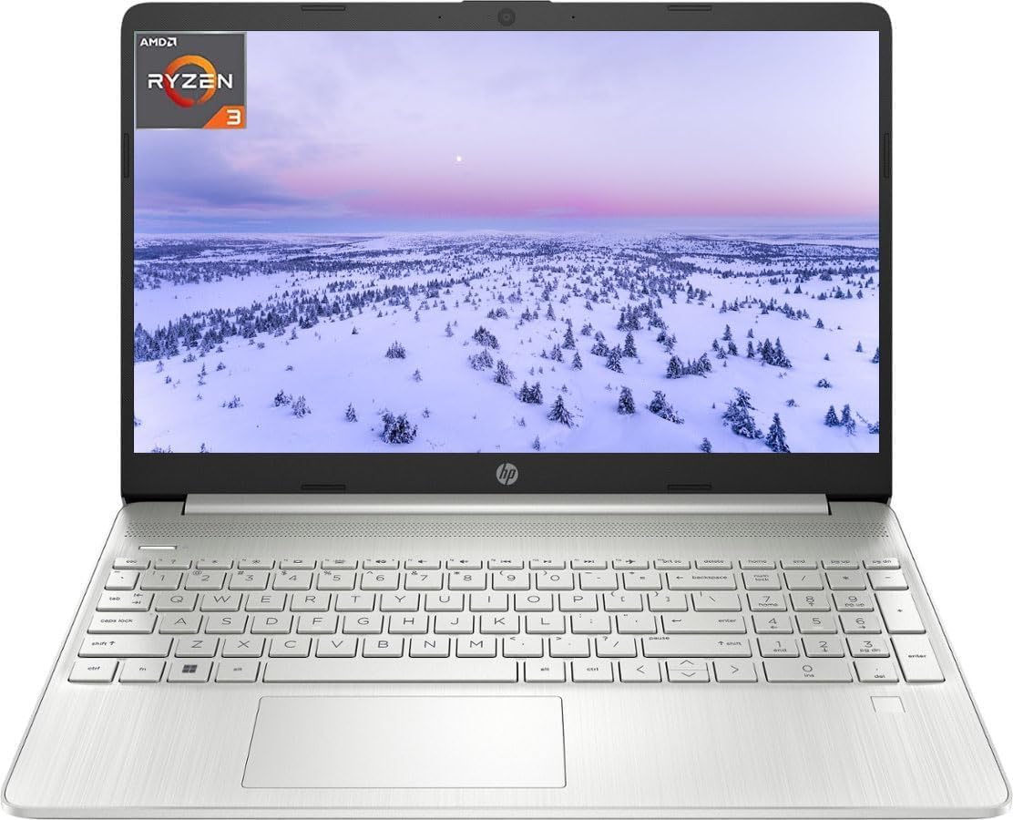 HP 2023 Newest Laptop, 15.6" Touchscreen Display, Intel Core i3-1115G4 Processor(Beat i5-1035G4), 8GB RAM, 256GB SSD, WiFi, Bluetooth, Numeric Keypad, Windows 11 Home in S Mode, Silver