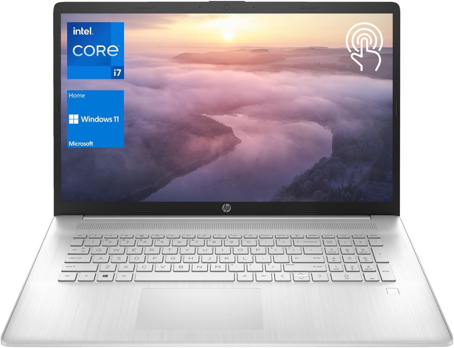 HP 2023 Latest Premium Laptop, 17.3" HD+ Touchscreen, 13th Gen Intel Core i7-1355U, 32GB RAM, 1TB PCIe SSD, Webcam, FP Reader, Wi-Fi 6, Windows 11 Home 