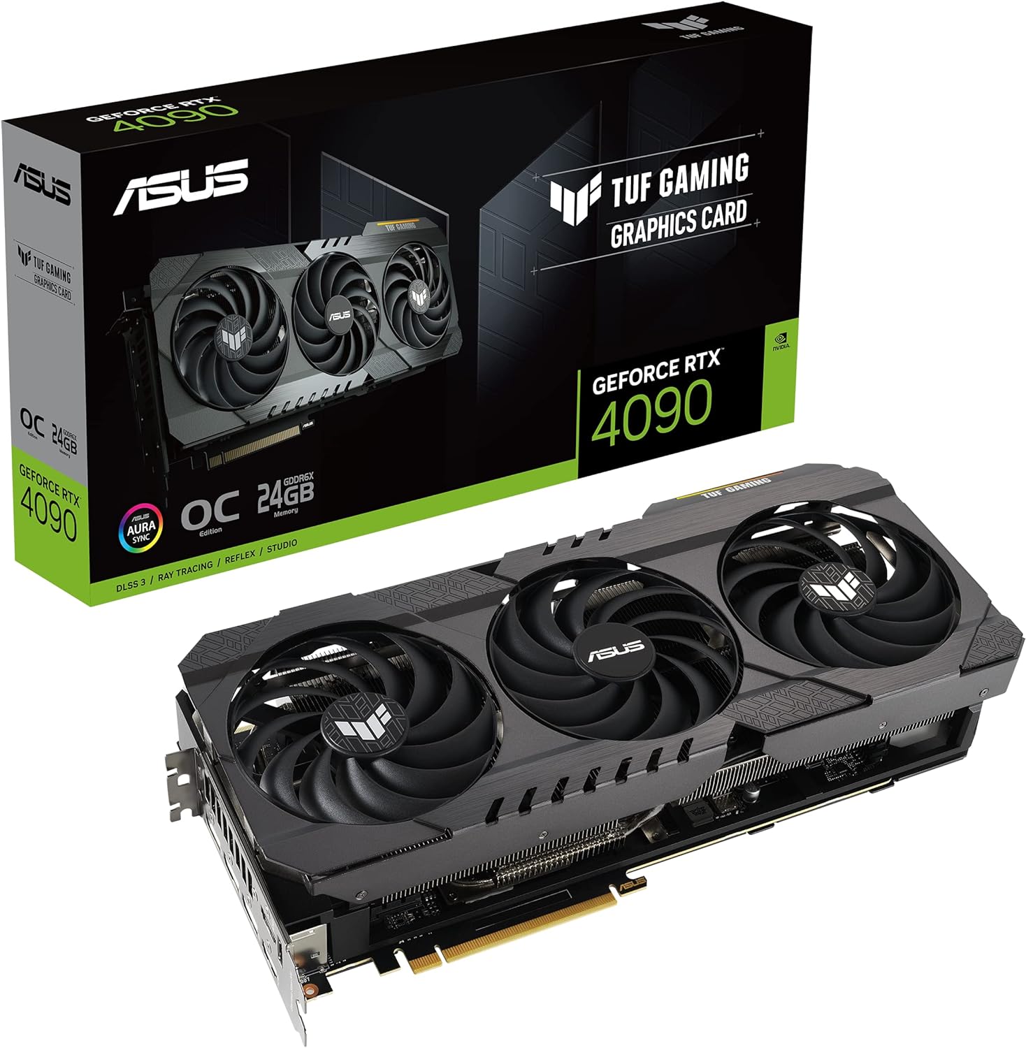 ASUS TUF Gaming GeForce RTX™ 4090 OG OC Edition Gaming Graphics Card (PCIe 4.0, 24GB GDDR6X, DLSS 3, HDMI 2.1, DisplayPort 1.4a)