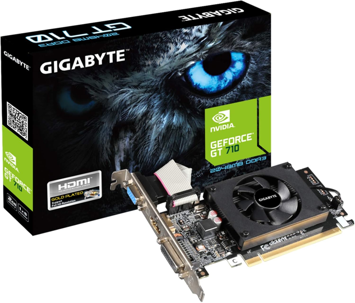 GIGABYTE 2GB RAM DDR3 SDRAM Video Graphics Cards GV-N710D3-2GL REV2.0 