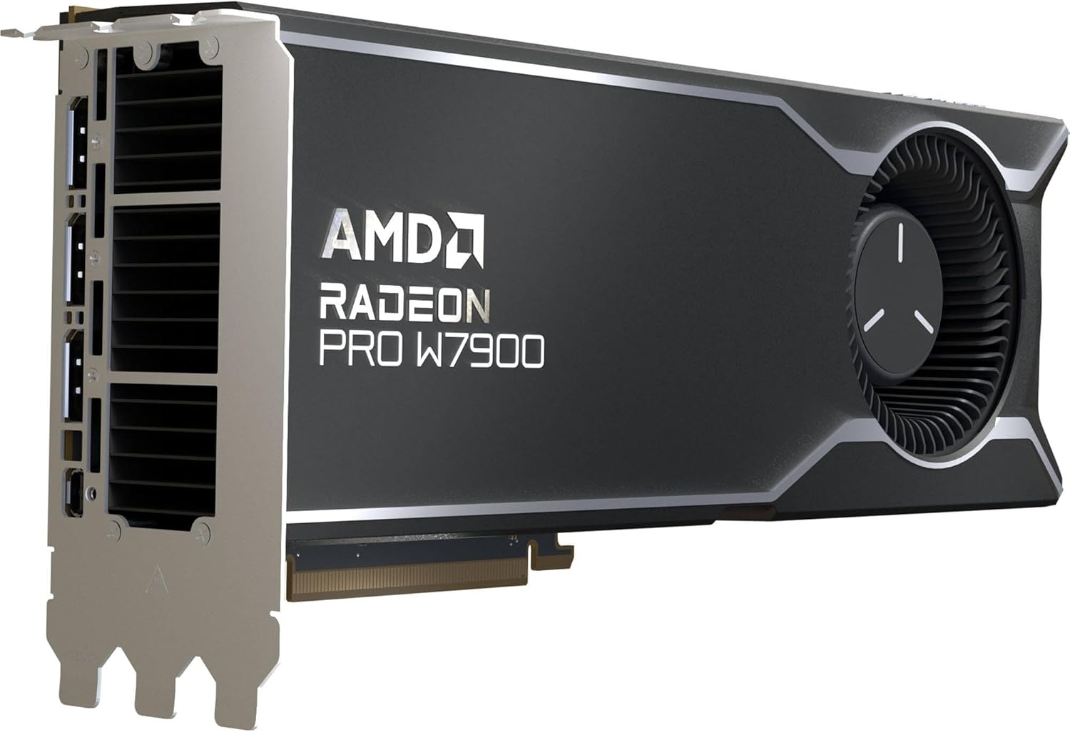 AMD Radeon™ Pro W7900, Professional Graphics Card, Workstation, AI, 3D Rendering, 48GB GDDR6, DisplaPort™ 2.1, AV1, 61 TFLOPS, 96CUS, 295W TDP, 8K 