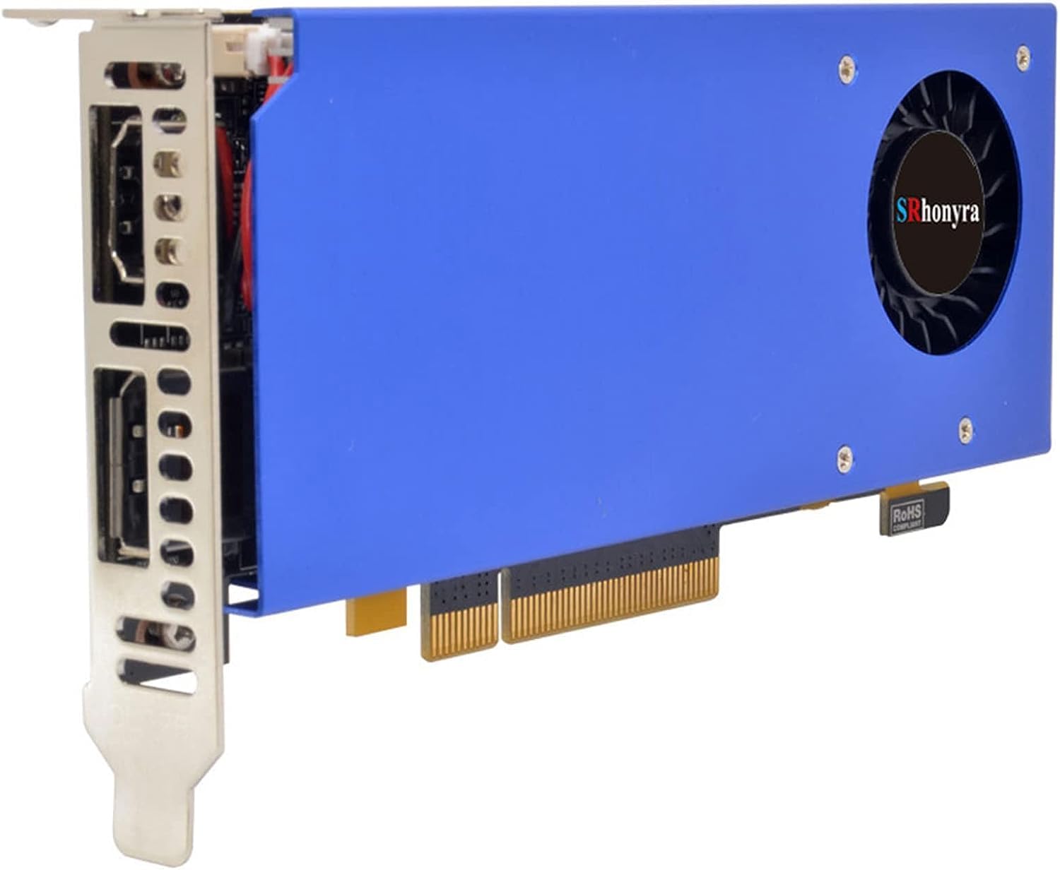 RX 550 4GB Low Profile Graphics Card GDDR5 128-Bit Radeon Video Card HDMI DisplayPort Dual Monitor Video Card PCI-e 3.0 Bus Powerred x8 x16 Compatible SFF PC Build