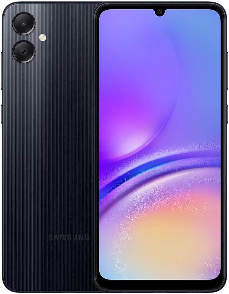 SAMSUNG Galaxy A05 (128GB, 4GB) 6.7" Dual SIM Fully Unlocked Global 4G LTE A055M/DS (Black) 