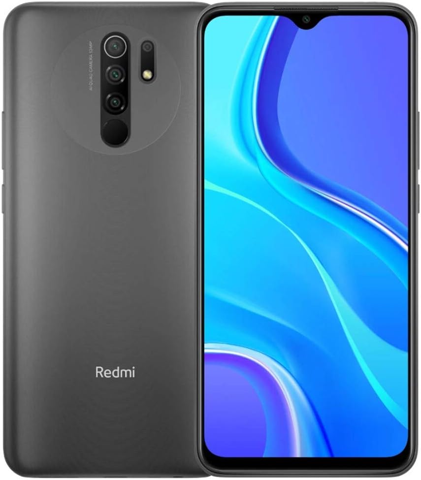 Xiaomi Redmi 9 4G lte (For tmobile mint tello & global) (64gb + 4gb) Dual Sim 6.53 5020 mAh Battery (Carbon Grey) 