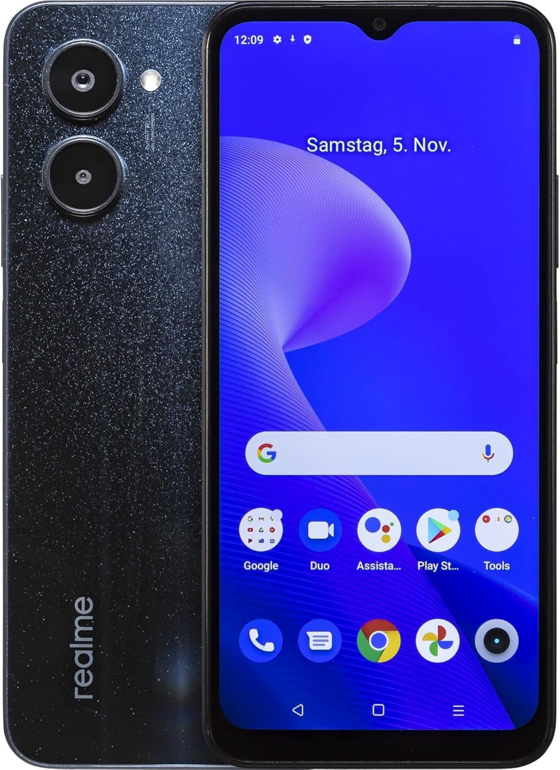 realme C33 Dual-SIM 64GB ROM + 4GB RAM (Only GSM | No CDMA) Factory Unlocked 4G/LTE Smartphone (Night Sea) - International Version 