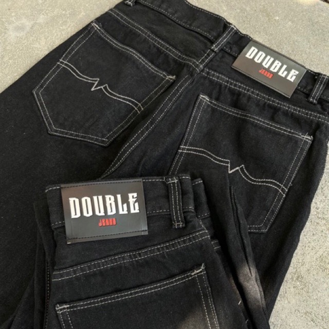 กางเกงมิดไนท์ด้ายเทา15oz & 16 oz DOUBLE JEANS แถมป้ายห้อย+ขอ เอว26“-40”