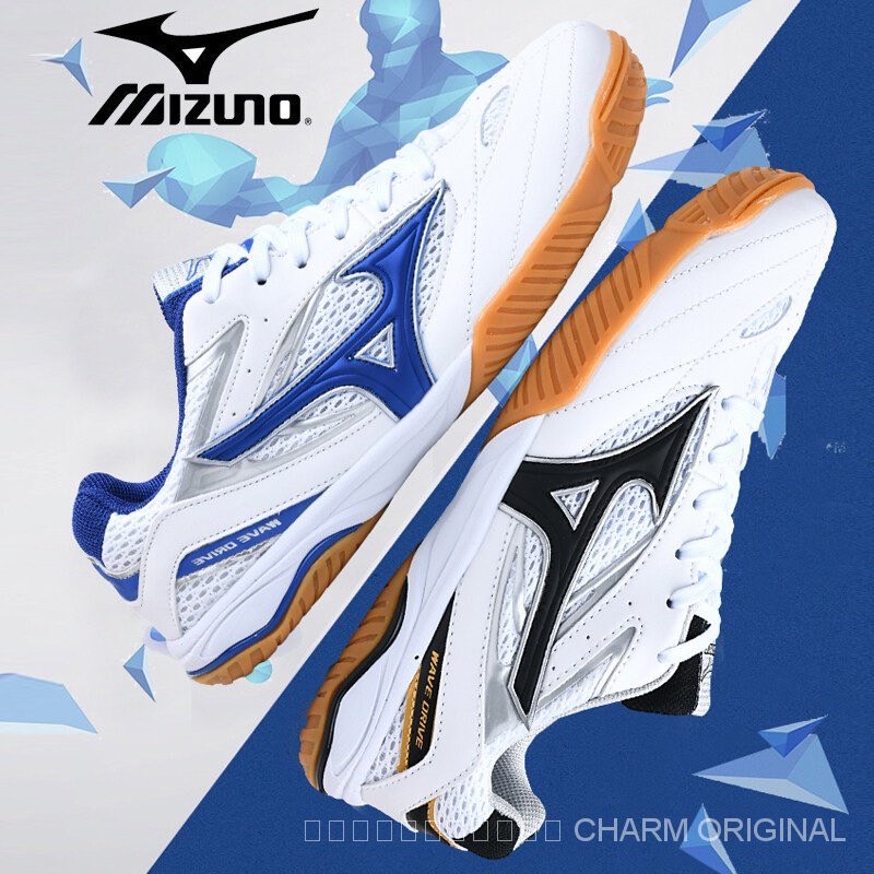 [คุณภาพสูง 100%] MIZUNO จัดส่งทันที ราคาพิเศษใหม่รองเท้ากีฬาลำลองพื้นยางกันลื่นสำหรับแบดมินตันชาย XC22