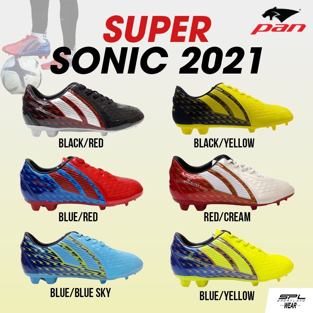 PAN Collection แพน รองเท้าฟุตบอล รองเท้าสตั๊ด FB Shoes SuperSonic2021 PF1573