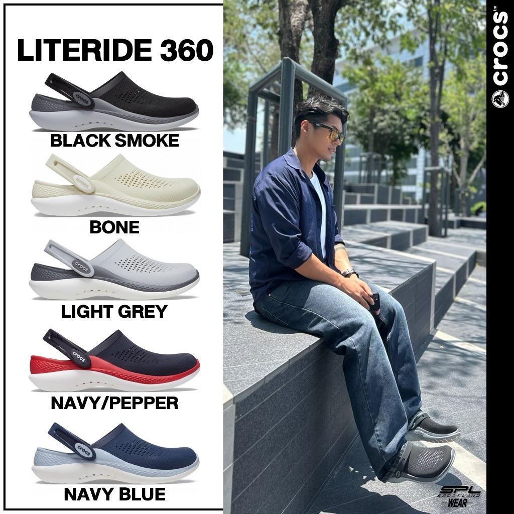 Crocs รองเท้าแตะ CR UX Literide360 206708-0DD / 206708-4CC / 206708-2Y2