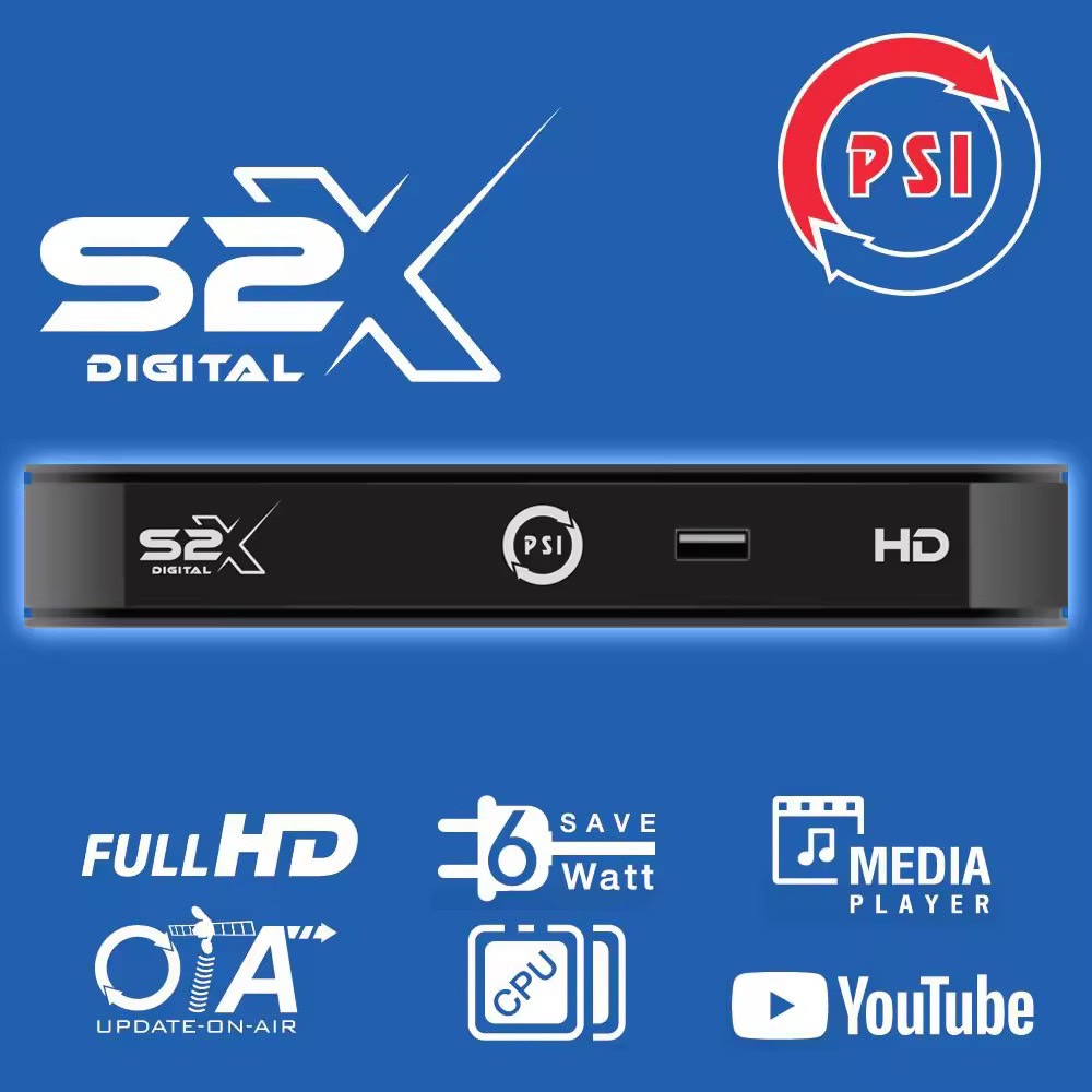 PSI S2X HD กล่องรับสัญญาณดาวเทียม รุ่นใหม่ล่าสุด