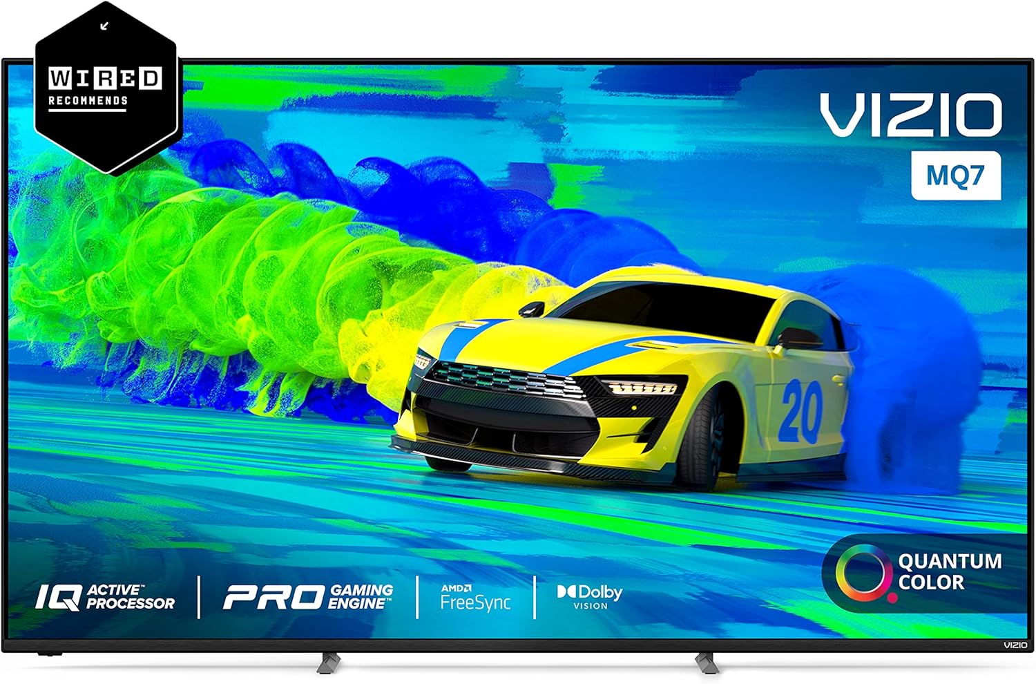 VIZIO 65-Inch M-Series 4K QLED HDR Smart TV w/Voice Remote, Dolby Vision, HDR10+, Alexa Compatibility, M65Q7-J01, 2021 Model 