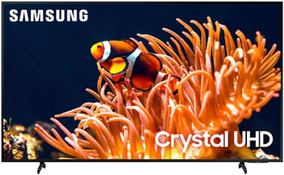 SAMSUNG 65-Inch Class 4K Crystal UHD DU8000 Series HDR Smart TV w/Object Tracking Sound Lite, Motion Xcelerator, Ultra Slim Design, Gaming Hub, Alexa Built-in (UN65DU8000, 2024 Model) 