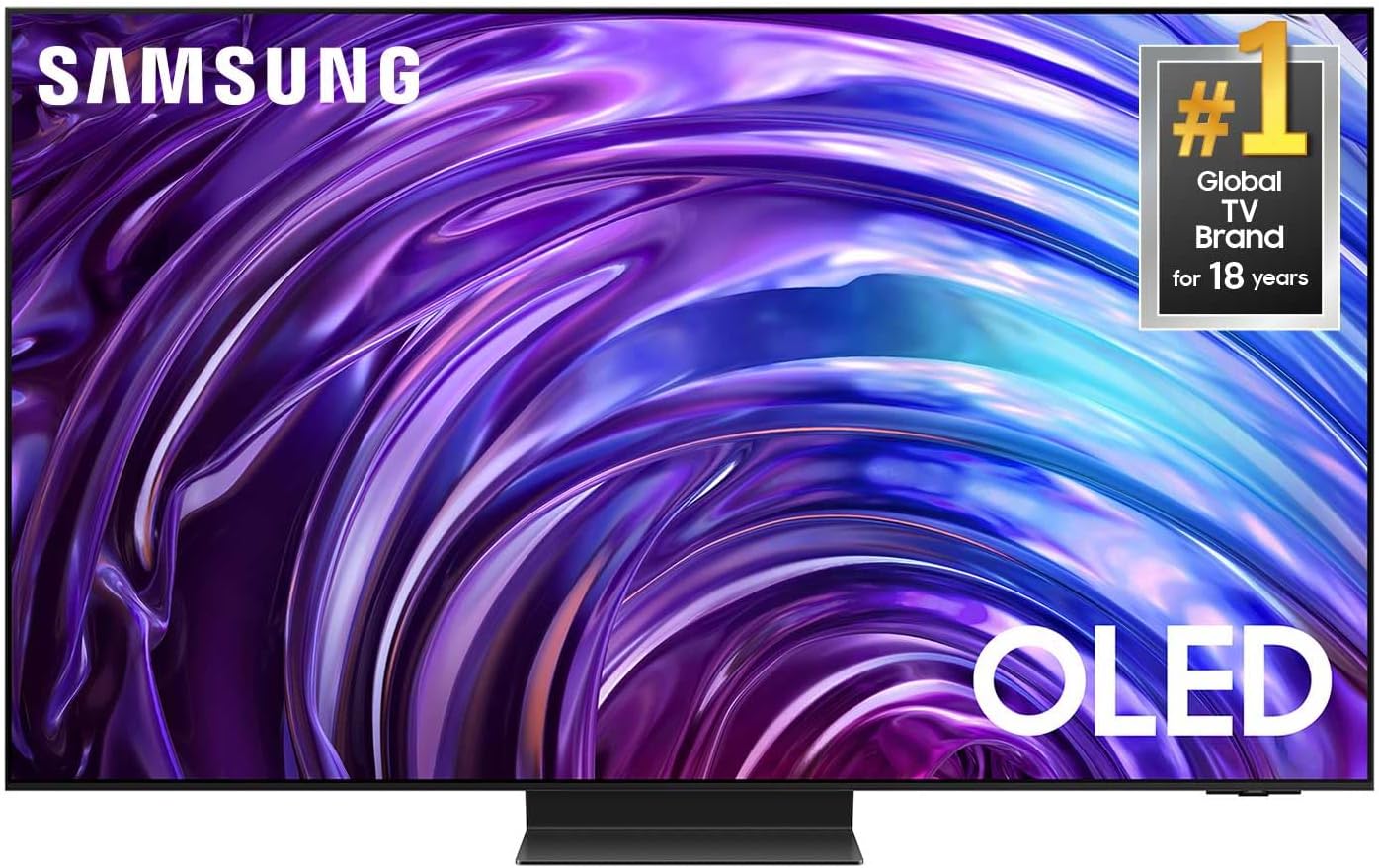 SAMSUNG 55-Inch Class OLED 4K S95D Series HDR Pro Smart TV w/Dolby Atmos, Object Tracking Sound+, Motion Xcelerator, Real Depth Enhancer, AI Upscaling, Alexa Built-in (QN55S95D, 2024 Model) 