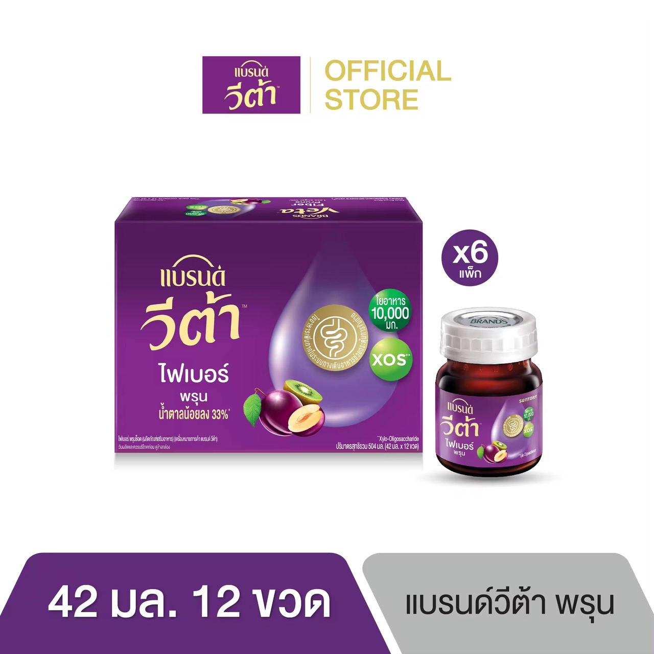 แบรนด์ วีต้า ไฟเบอร์ พรุนช็อต ผสานคุณค่าจากพรุนสกัดเข้มข้น และสารสกัดจากกีวี อุดมไปด้วยใยอาหารสูงถึง 10,000 มก. ช่วยกระตุ้นการขับถ่าย