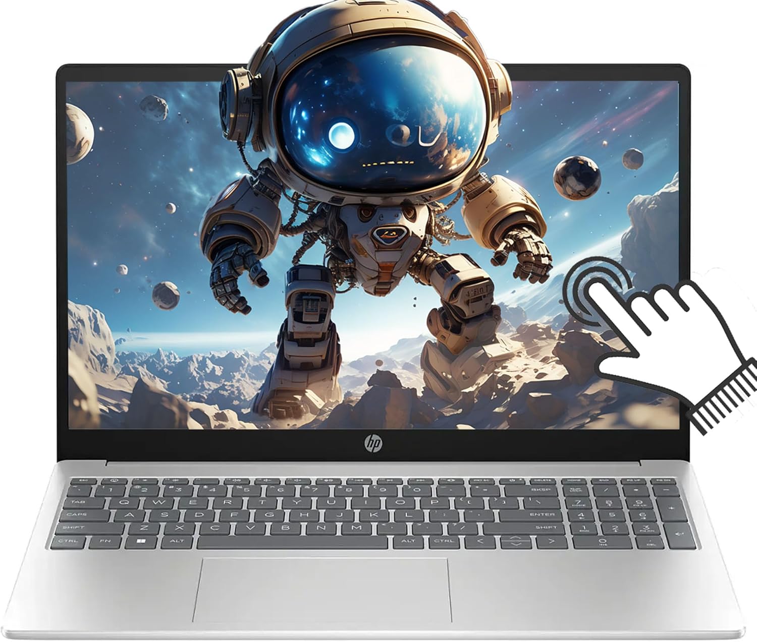 HP 15.6" Touchscreen Laptop 15 INCH HD Student Laptops, 12th Gen Intel i3 Processor (>i5-1035G1), 16GB RAM,1TB NVMe SSD, HDMI, WiFi, Type-C, Fast Charge, Windows 11, w/BWE Accessories