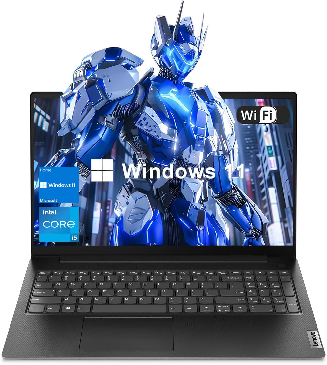 Lenovo V15 Gen 4 Laptop, 15.6" FHD Display, Intel Core i5-13420H (Beat i7-1355U), 24GB RAM, 1TB SSD, HDMI, RJ45, Numeric Keypad, Webcam, Wi-Fi, Windows 11 Home, Black