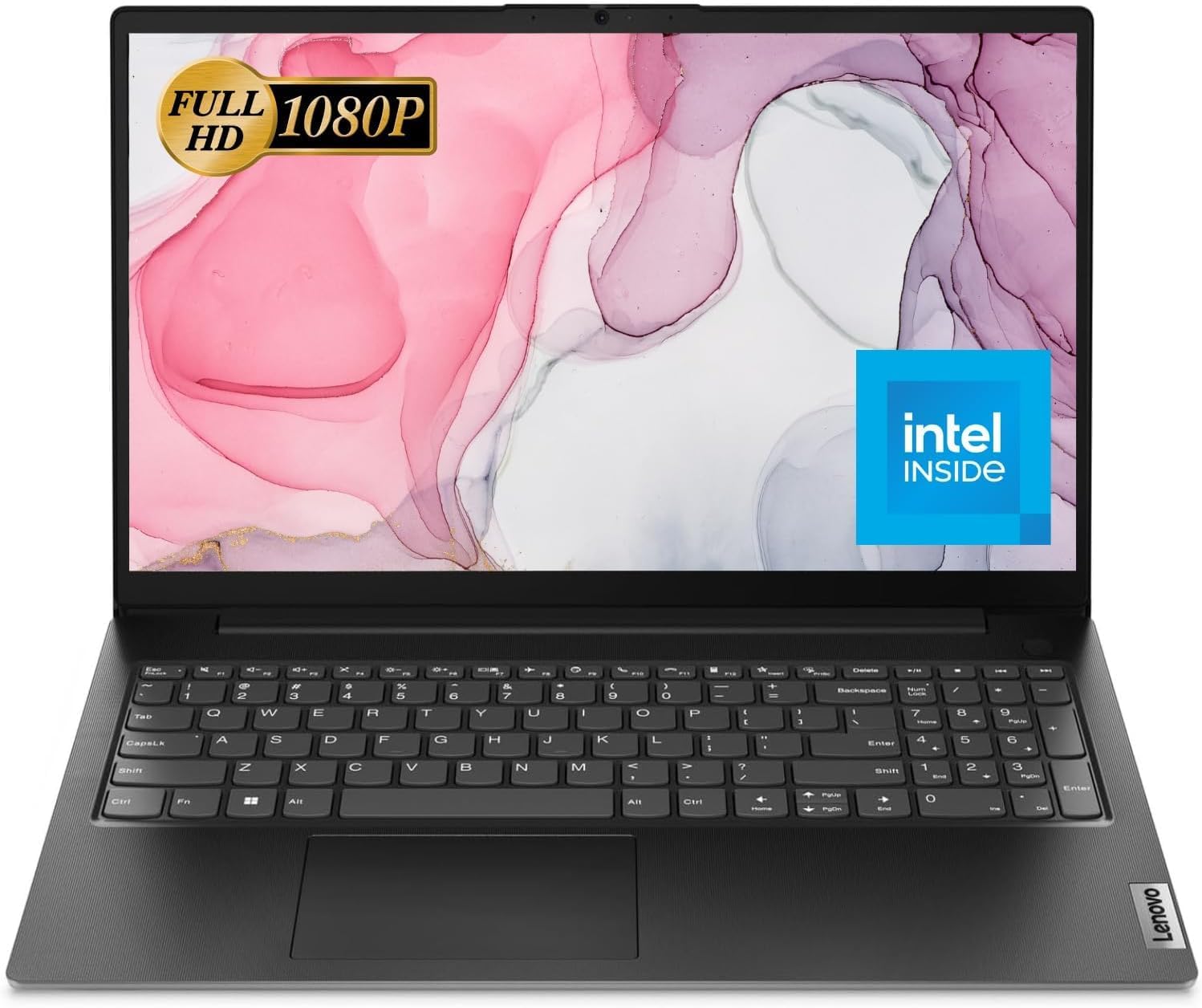 Lenovo V15 G2 Laptop, 15.6" FHD Screen, Intel Dual-core Processor, 32GB RAM, 1TB SSD, Webcam, HDMI, Wi-Fi, Windows 11 Home, Black 