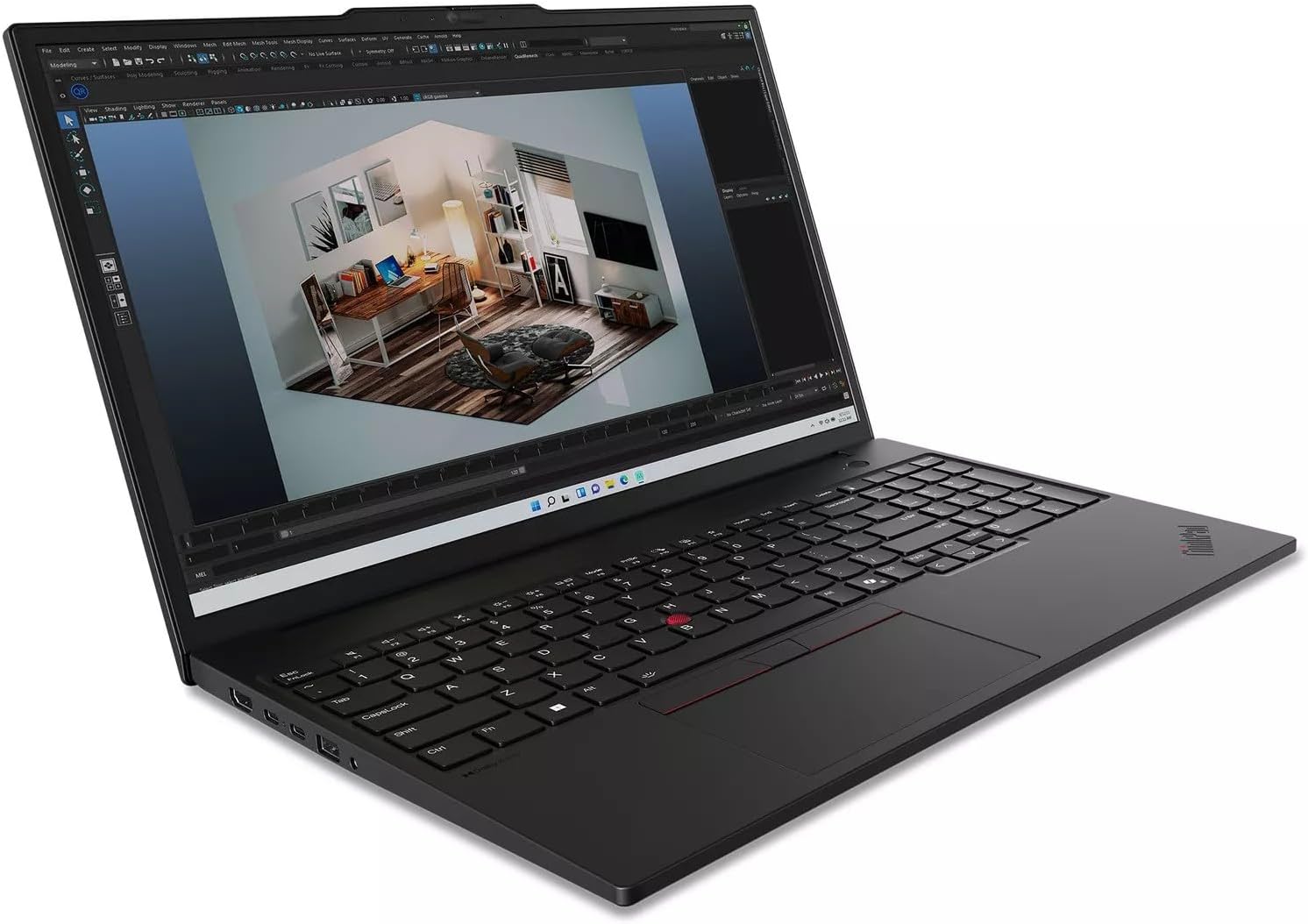 Lenovo ThinkPad P16s Gen 3 Intel Core Ultra 7 155H, 16C, 16" WQUXGA (3840 x 2400), OLED Non-Touch, 32GB RAM DDR5, 1 TB SSD, NVIDIA RTX 500 Ada Backlit KYB, Fingerprint Reader, Windows 11 Pro