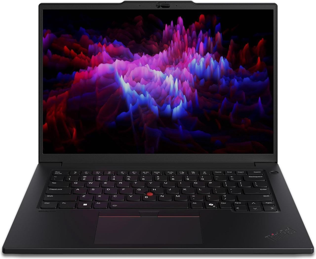 Lenovo ThinkPad P14s Gen 5 Laptop with Intel Core Ultra 7 155H Processor, 14.5 3K, 120Hz, Non-Touch Display, 64GB RAM, 1 TB SSD, NVIDIA RTX 500 Ada, 5MP RGB+IR Cam, FP Reader, and Win 11 Pro