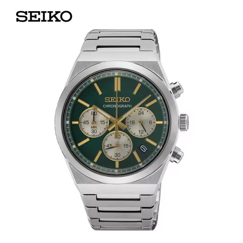SEIKO นาฬิกาข้อมือ SEIKO QUARTZ MEN WATCH MODEL: SSB461P ขนาด 40 mm.