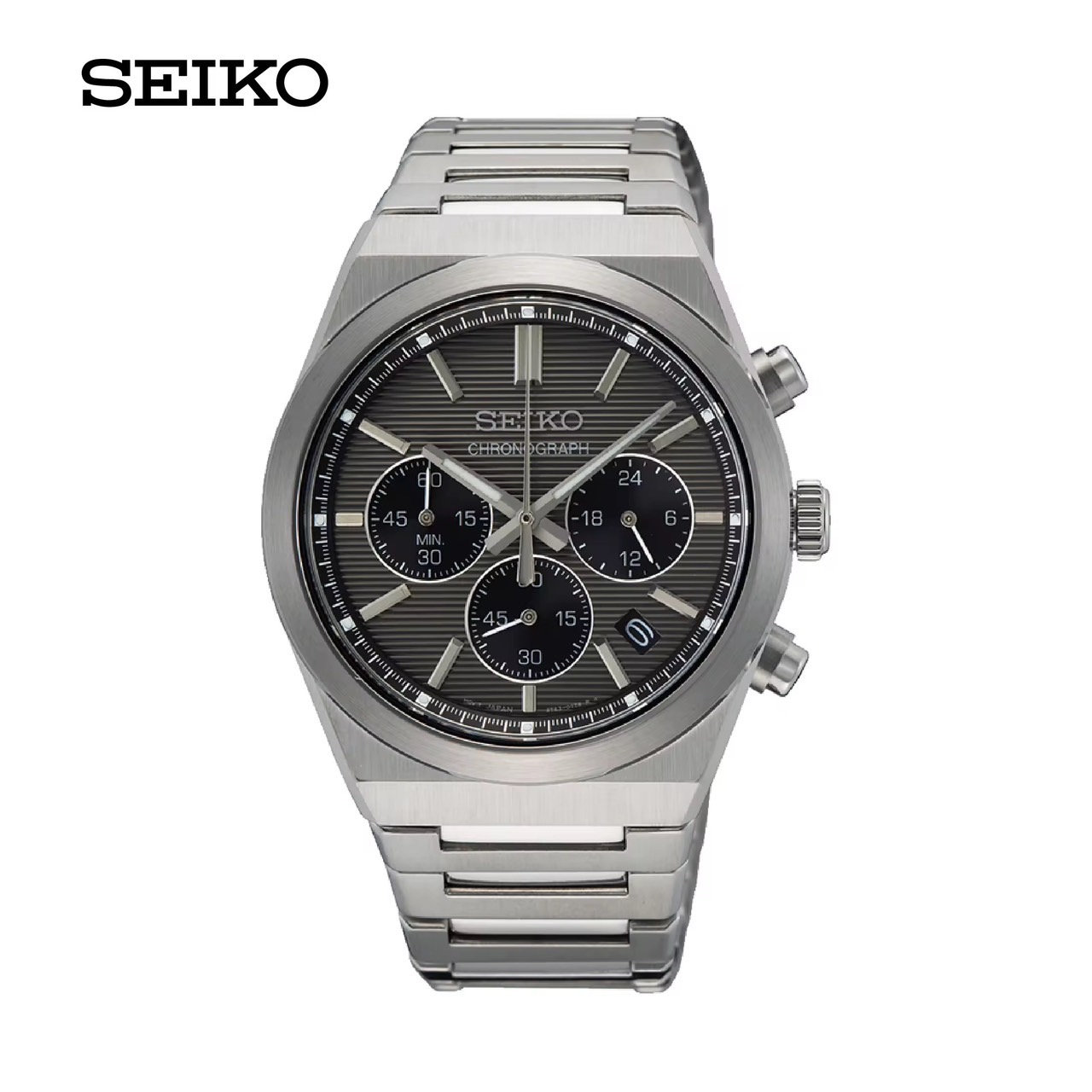 SEIKO นาฬิกาข้อมือ SEIKO QUARTZ MEN WATCH MODEL: SSB455P ขนาด 40 mm.