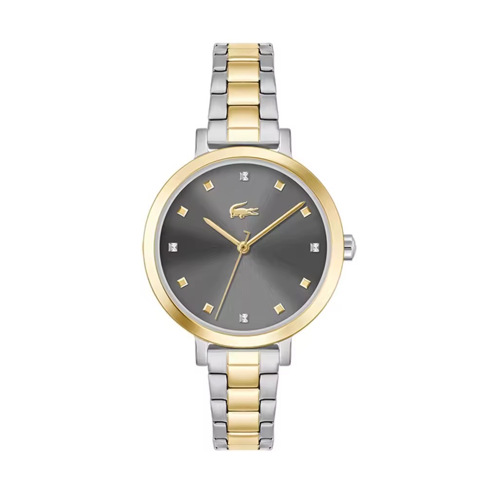 Lacoste LC2001369 นาฬิกาข้อมือผู้หญิง สีทอง/เงิน 34mm.