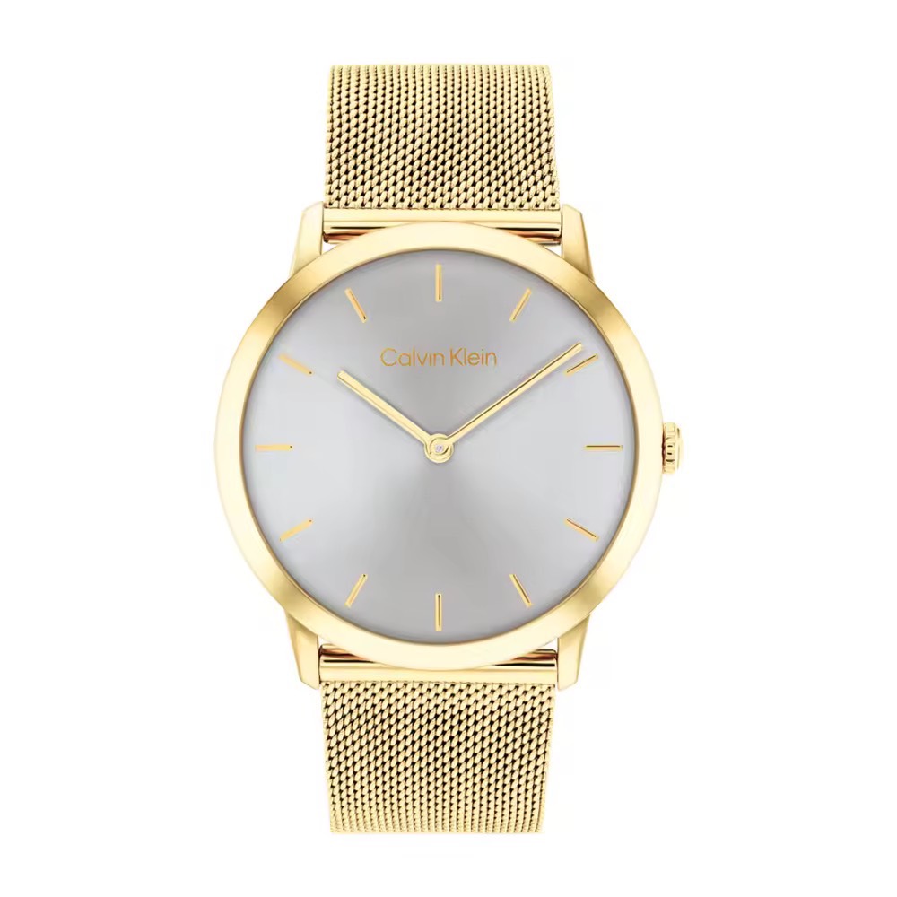 Calvin Klein CK25300003 Timeless นาฬิกาข้อมือผู้หญิง สีทอง 38 mm.