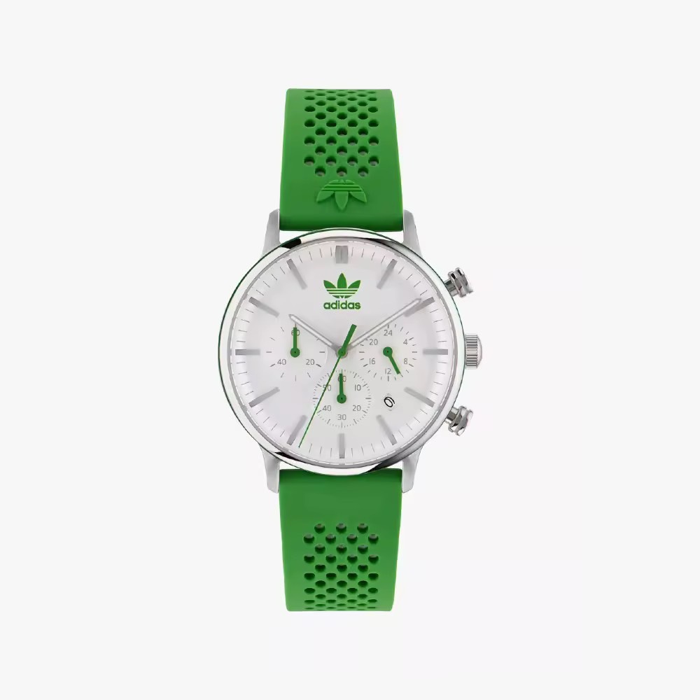 ADIDAS AOSY23020 CODE ONE CHRONOGRAPH นาฬิกาข้อมือผู้ชาย สีเขียว 40mm