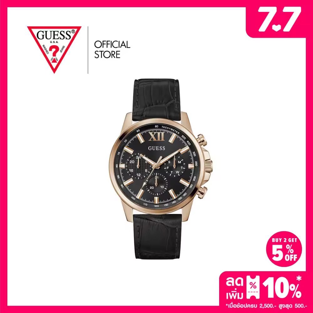 GUESS นาฬิกาข้อมือ รุ่น WALKER GW0901G5 สีดำ