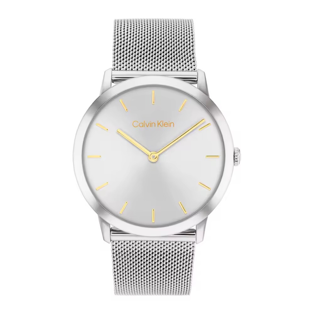 Calvin Klein CK25300001 Timeless นาฬิกาข้อมือผู้หญิง สีเงิน 38 mm.