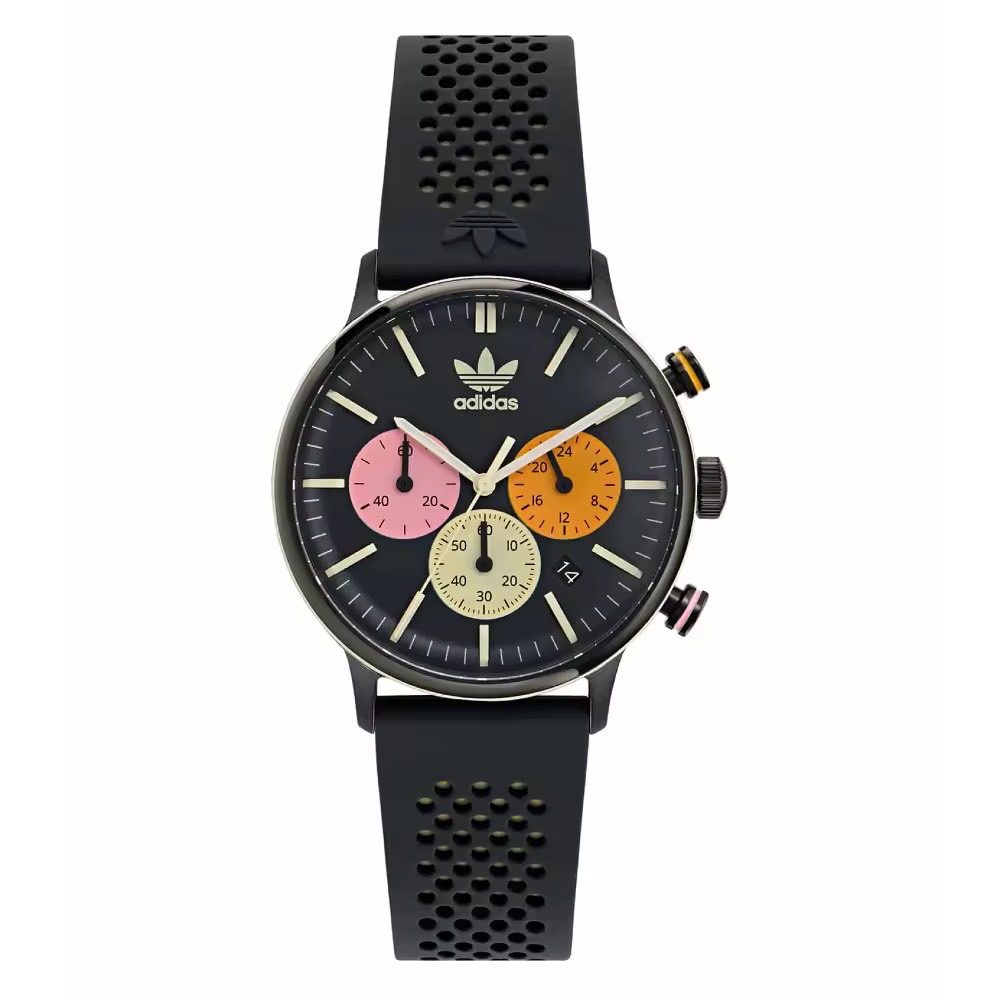 ADIDAS AOSY24084 CODE ONE CHRONOGRAPH นาฬิกาข้อมือผู้ชาย สีดำ 40mm.