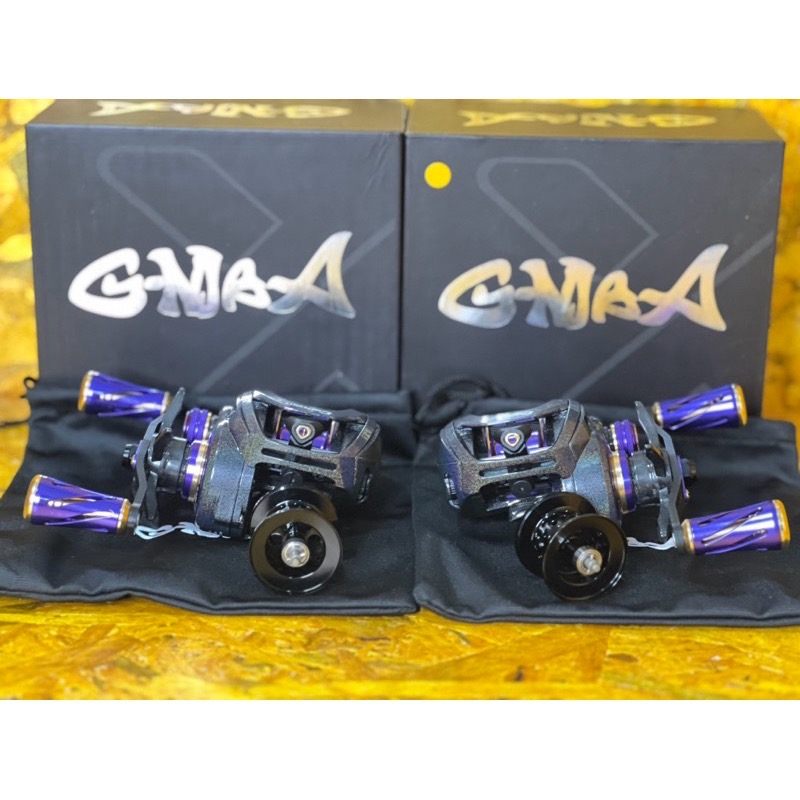 รอก G-Max captain  All New 2024 รอกหยดน้ำ รอกเบส แถมฟรีสปูน แถมฟรีกระเป๋ารอก รอกตีเหยื่อปลอม รอกออฟชั่นมาเต็ม สีเจ็บๆๆ