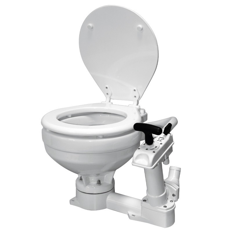 สุขภัณฑ์มือดึง สุขภัณฑ์บนเรือ สุขภัณฑ์รถบ้าน ส้วมรถ ส้วมเรือ Marine Manual Toilet LT-I / LT-0