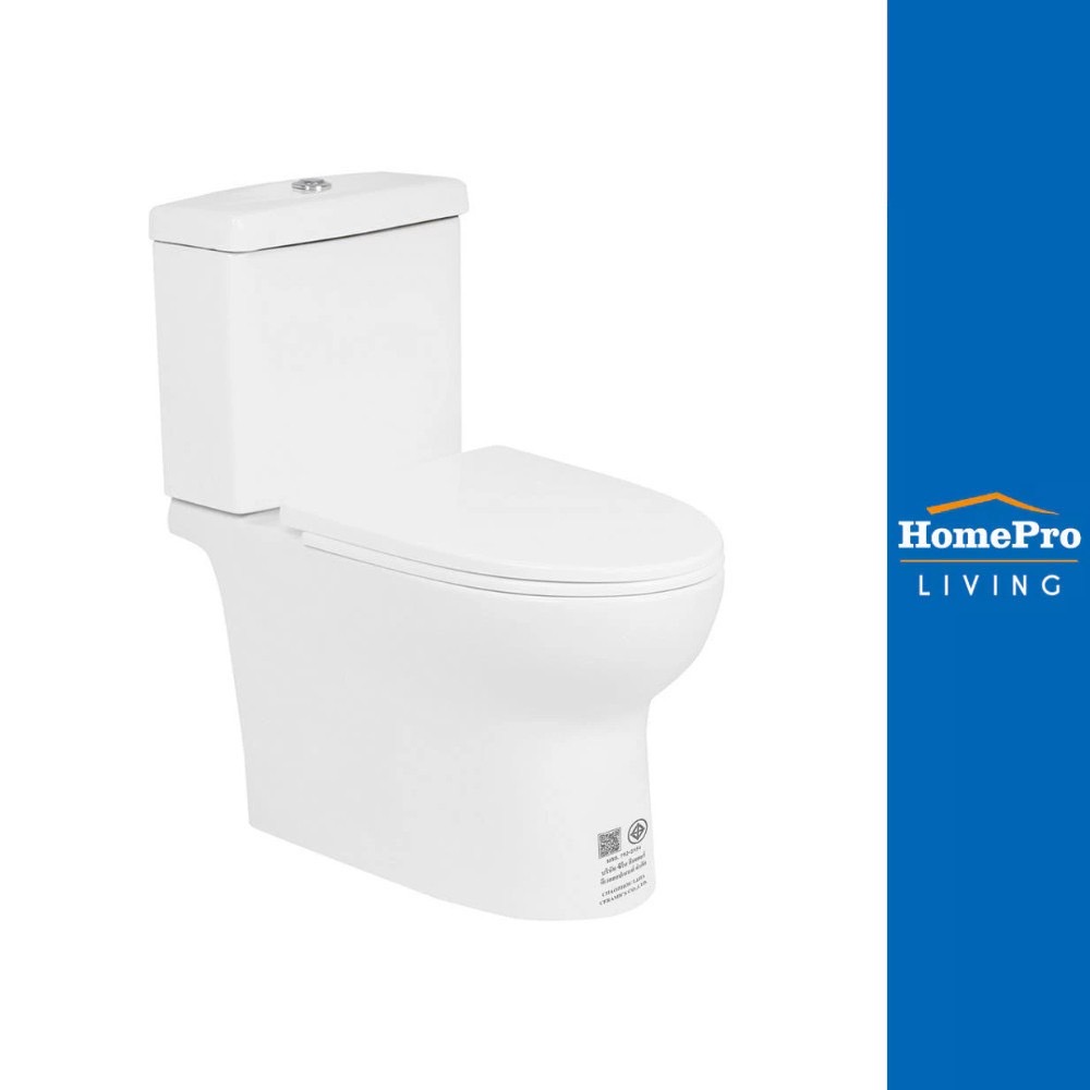 HomePro สุขภัณฑ์ 2 ชิ้น  013 3-6 ลิตร สีขาว แบรนด์ MOYA โถ ส้วม