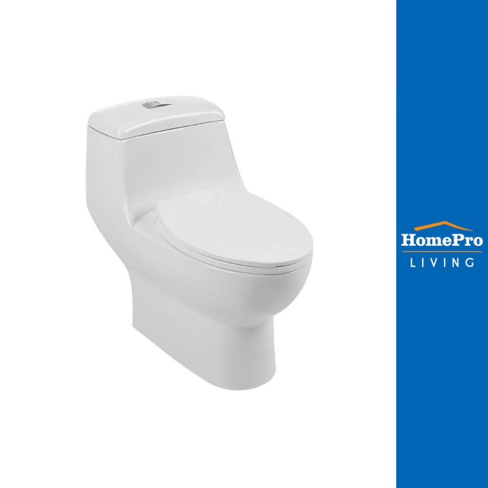 [สินค้าไม่รวมติดตั้ง] HomePro สุขภัณฑ์ 1 ชิ้น MOYA 386 3/6L สีขาว (HTD) แบรนด์ MOYA โถ ส้วม