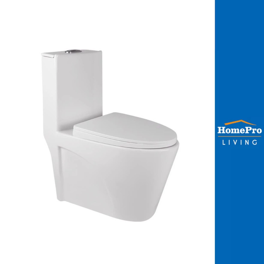 [สินค้าไม่รวมติดตั้ง] HomePro สุขภัณฑ์ 1 ชิ้น ชักโครก MOYA SN-T004 3/4.8L สีขาว (HTD) แบรนด์ MOYA