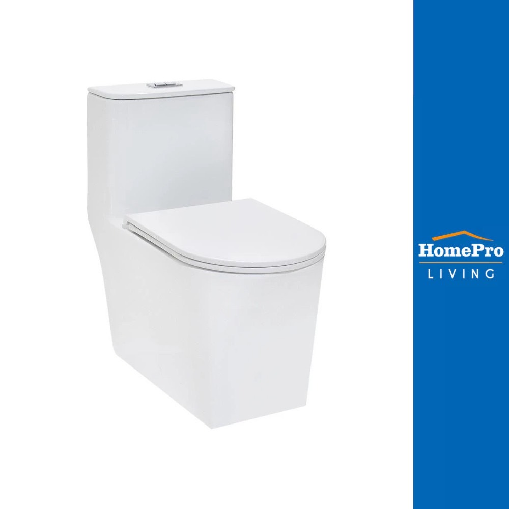 [สินค้าไม่รวมติดตั้ง] HomePro สุขภัณฑ์ 1 ชิ้น 301 3/6 ลิตร สีขาว แบรนด์ MOYA