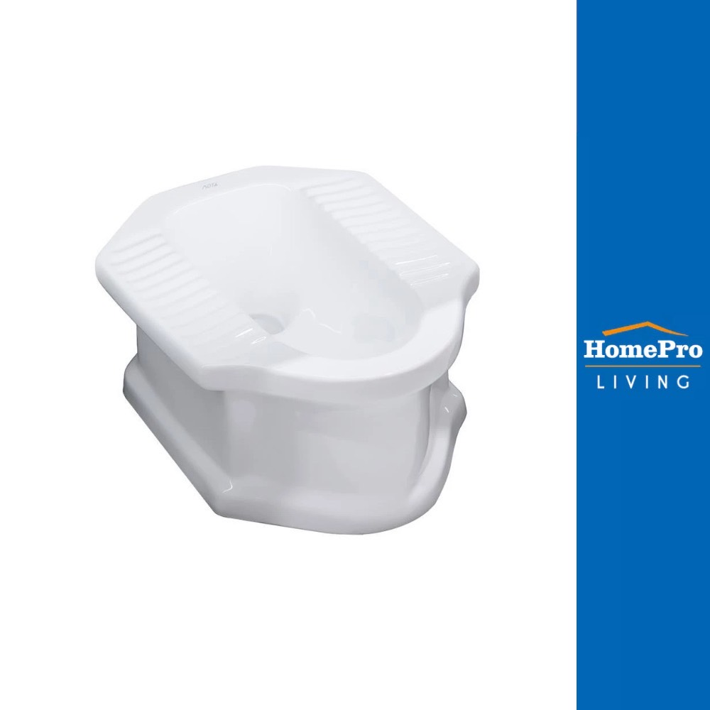 [สินค้าไม่รวมติดตั้ง] HomePro สุขภัณฑ์นั่งยองมีฐาน MOYA 101 สีขาว แบรนด์ MOYA  