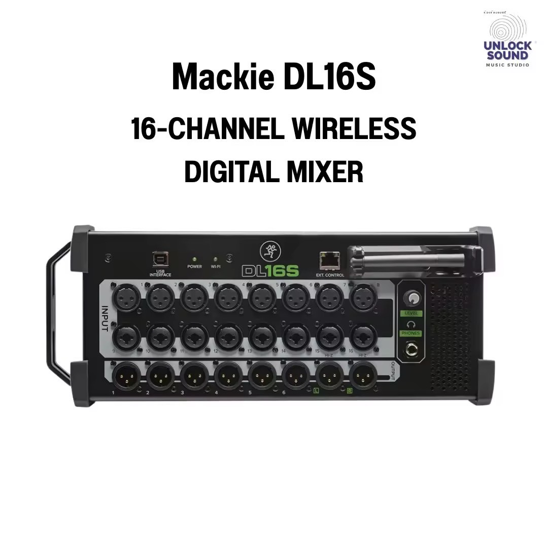 Mackie DL16S มิกเซอร์ ดิจิตอล DL16S ไวร์เลส 16-Channel Wireless Digital Mixer มิกเซอร์ DL 16S